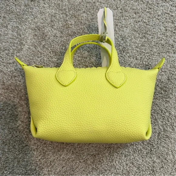 Stoney Clover Lane Lime Leather Pouchette NWT - Picture 1 of 4